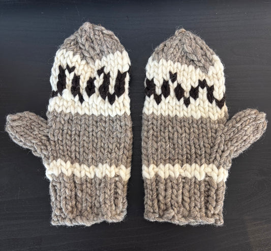 Cowichan Knit Mittens