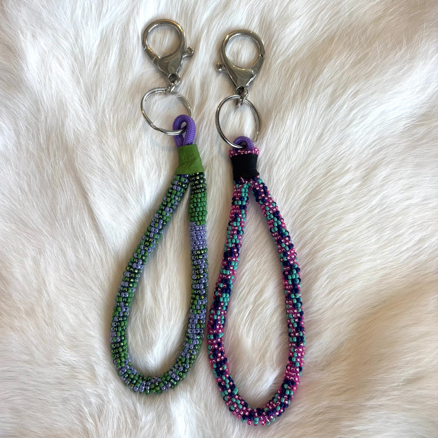 5" Multi-Colour Bead Soup Lanyards