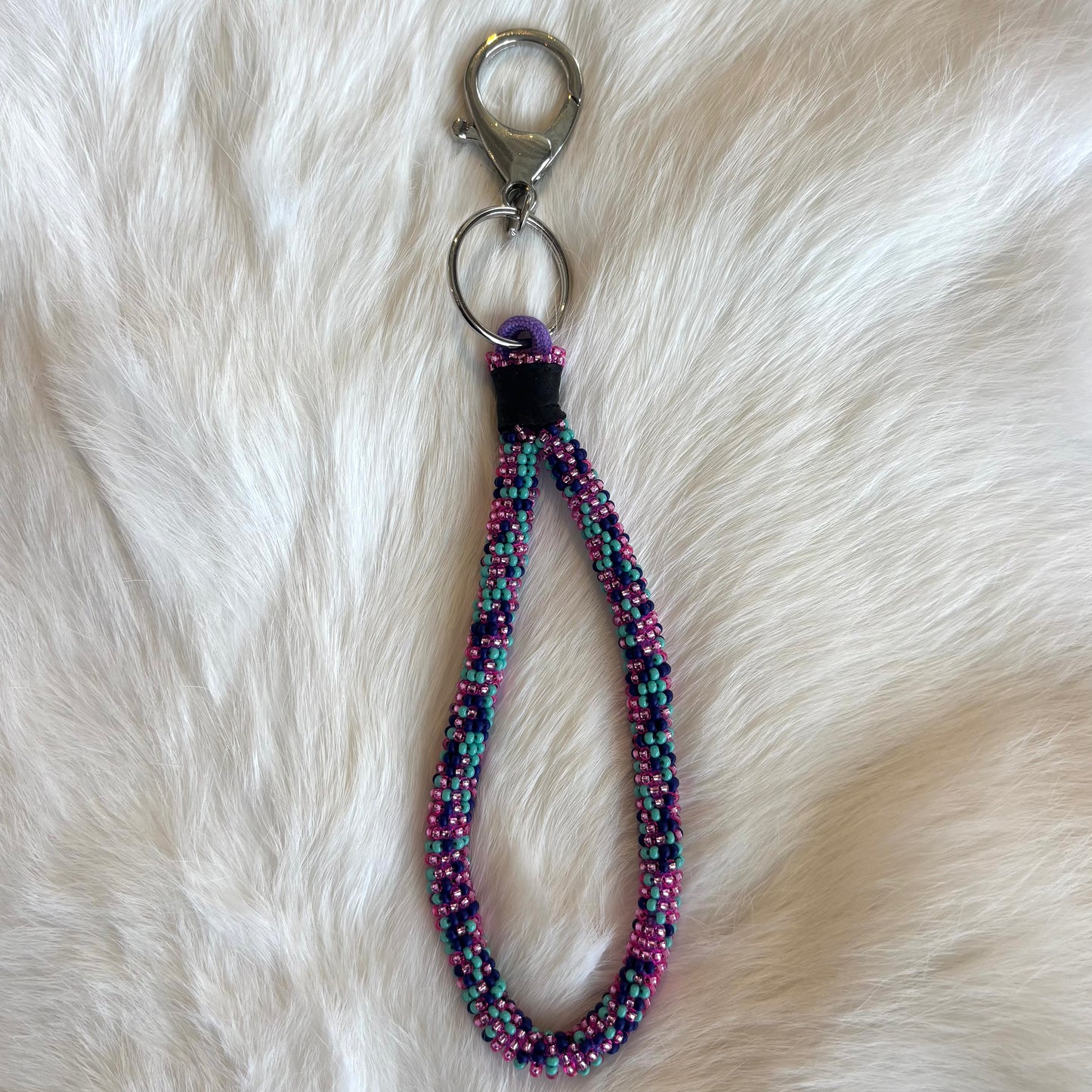 5" Multi-Colour Bead Soup Lanyards