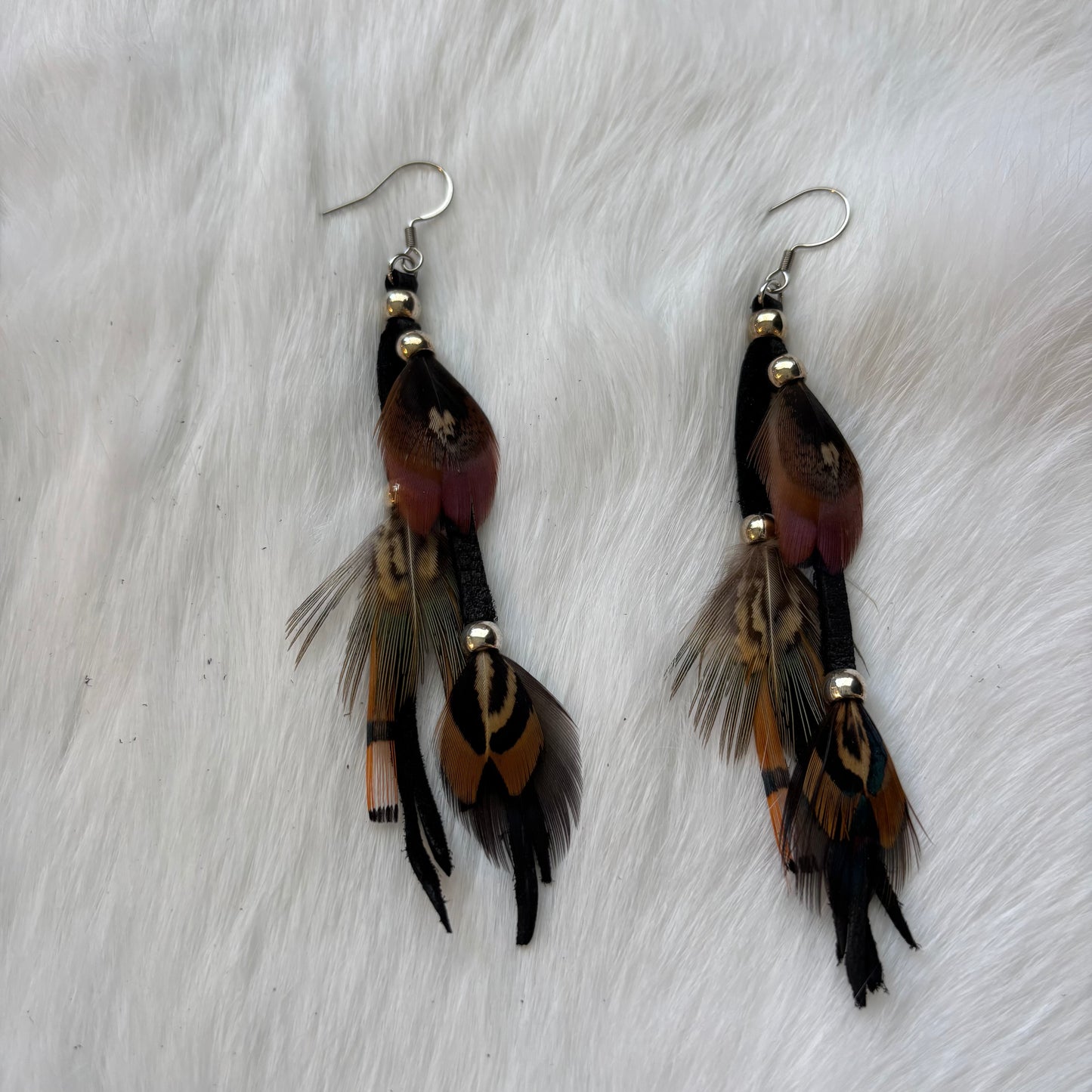Waterfall Feather Earrings | Rebecca Maracle