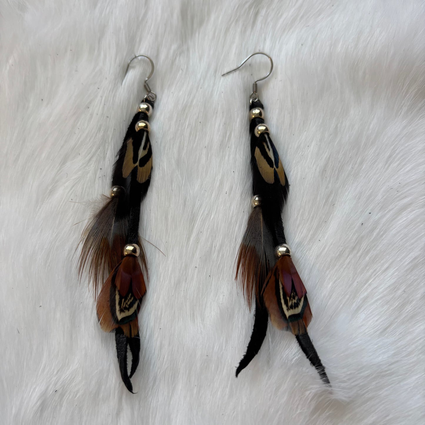 Waterfall Feather Earrings | Rebecca Maracle