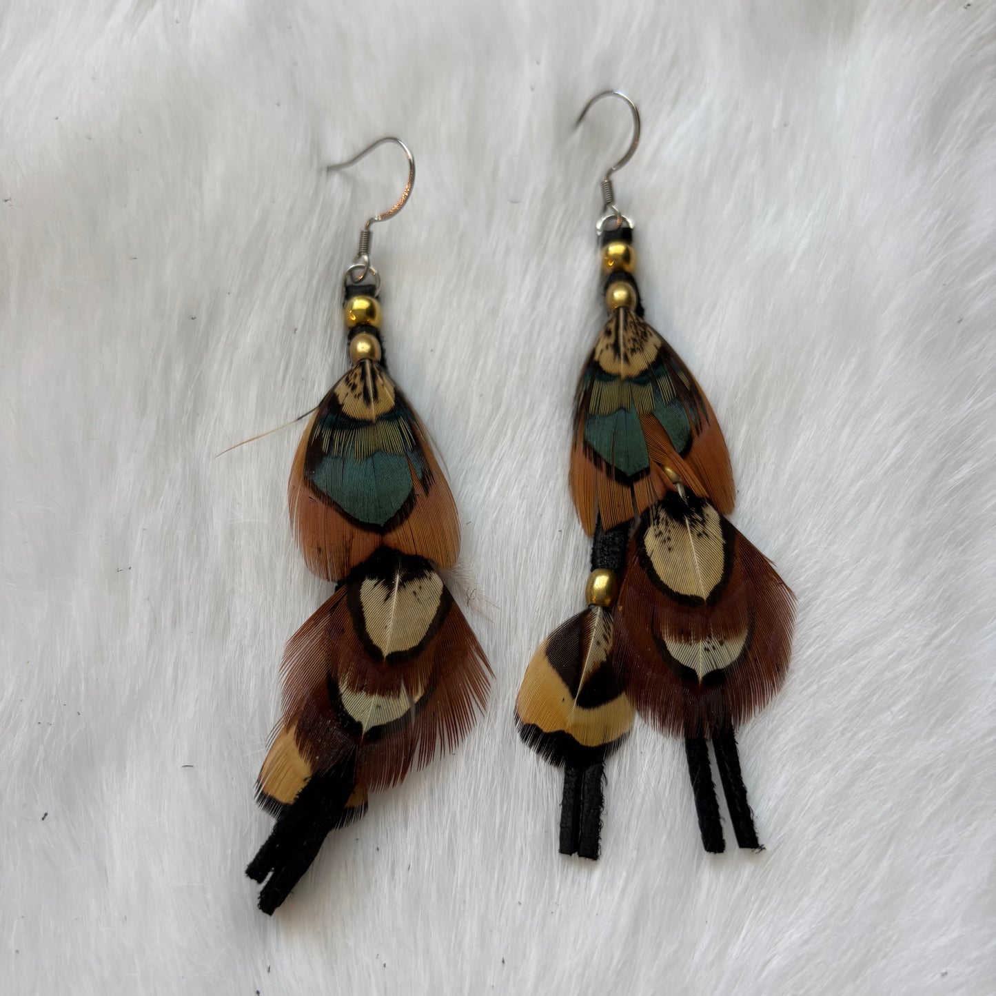 Waterfall Feather Earrings | Rebecca Maracle