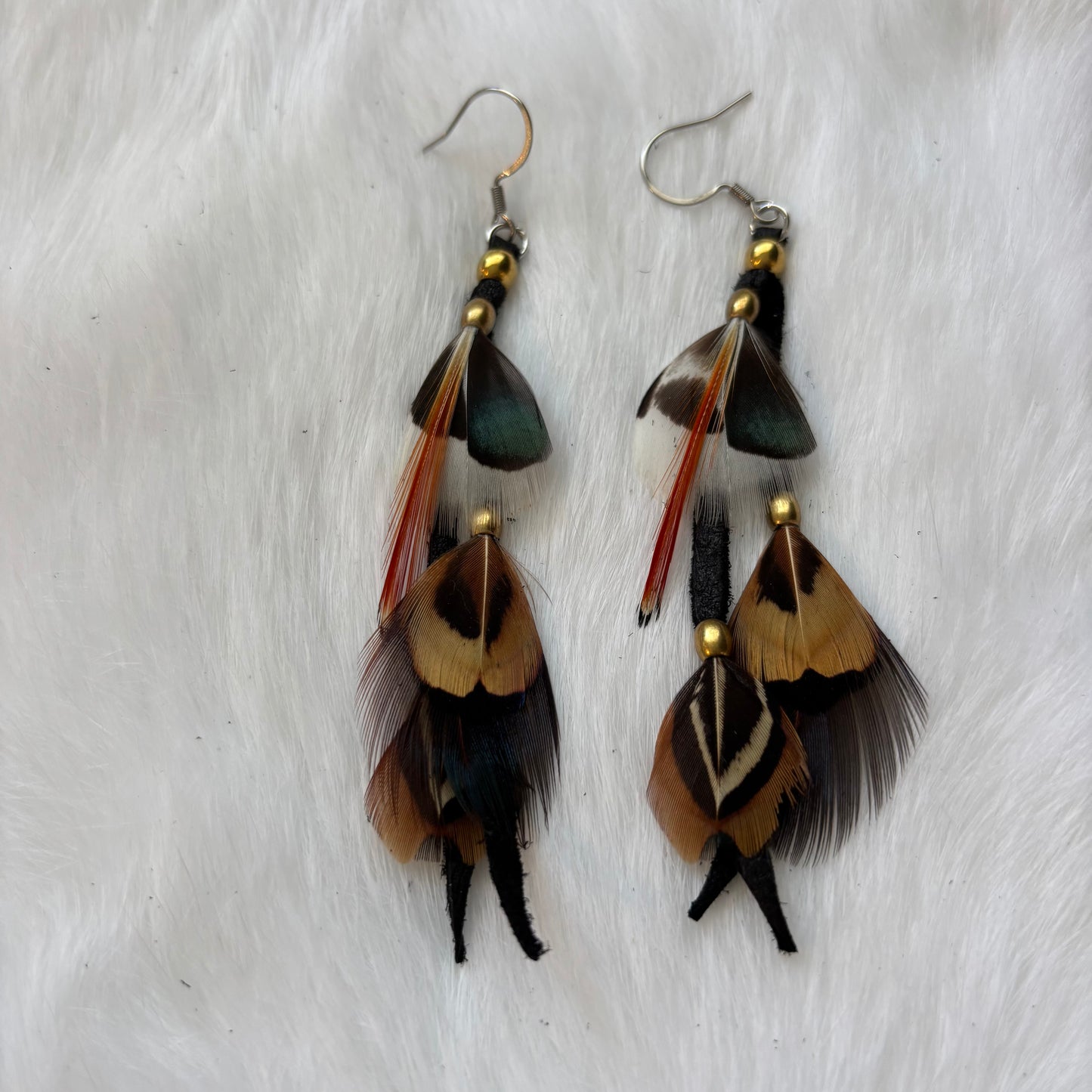 Waterfall Feather Earrings | Rebecca Maracle