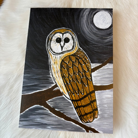 "Hoo Hoo, are You?" Greeting Card | Rebecca Maracle