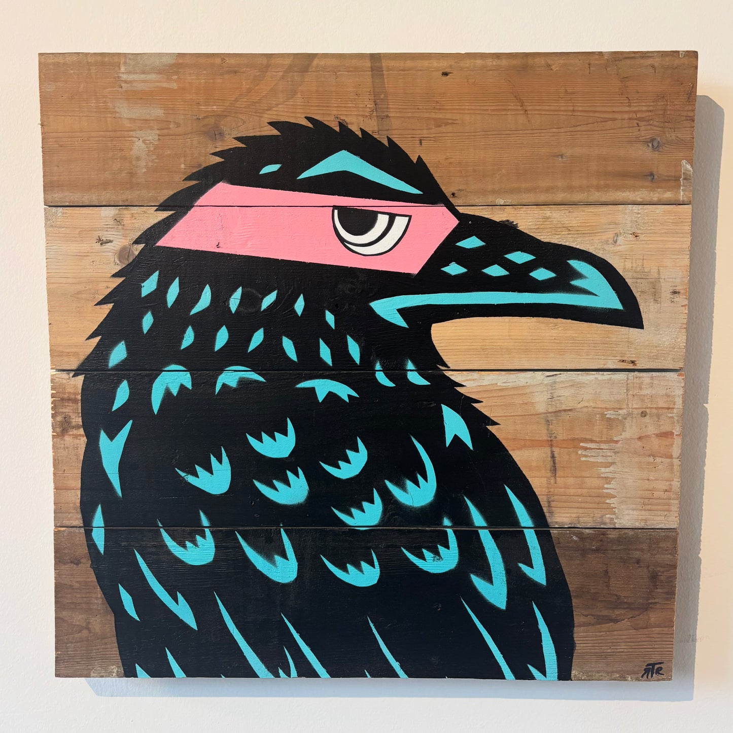 Stinkeye Raven - Painting - Randy Babichuk