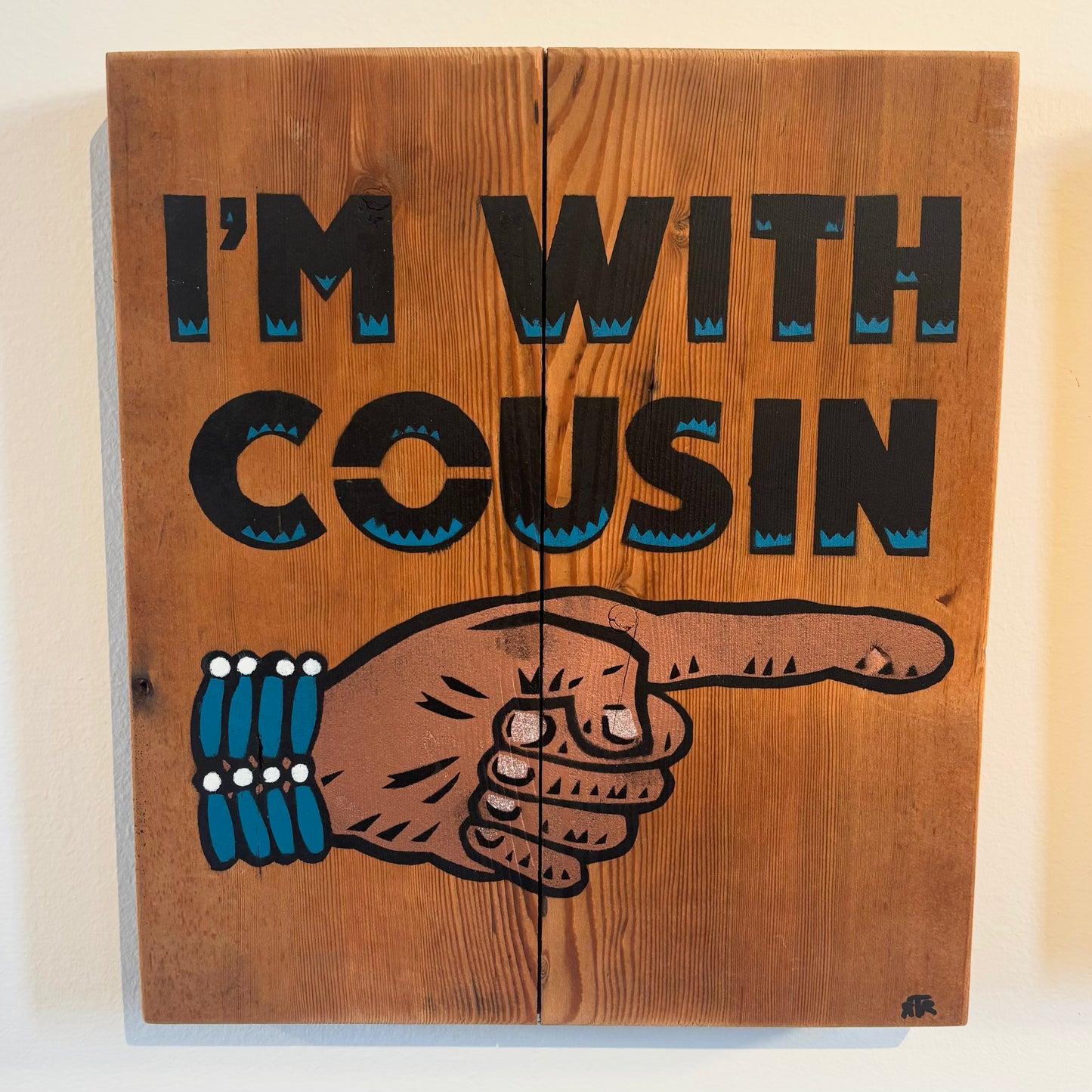I'm With Cousin - Painting - Randy Babichuk