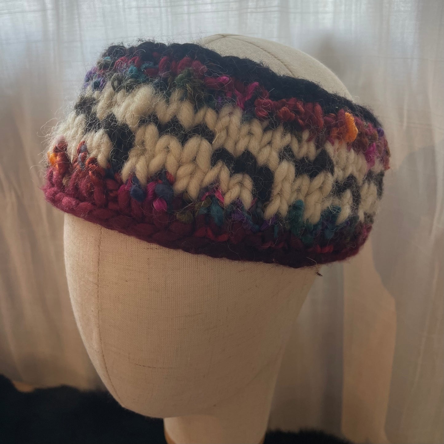 Cowichan Knit Headband And Hand Warmers