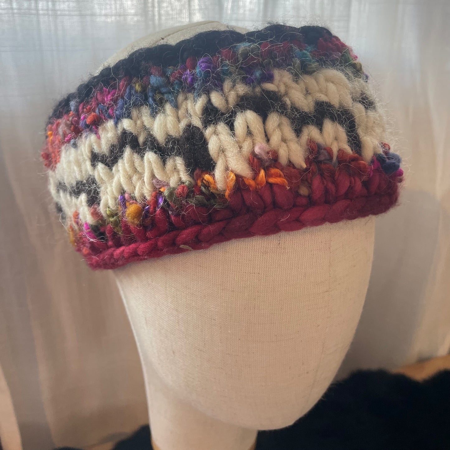Cowichan Knit Headband And Hand Warmers