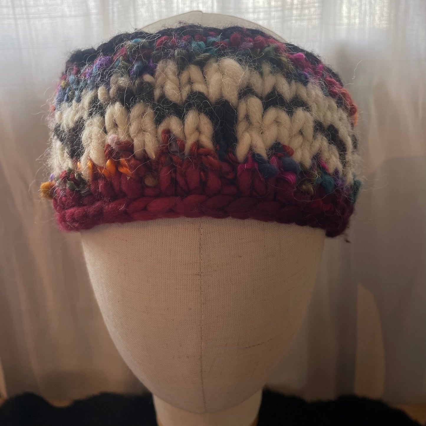 Cowichan Knit Headband And Hand Warmers