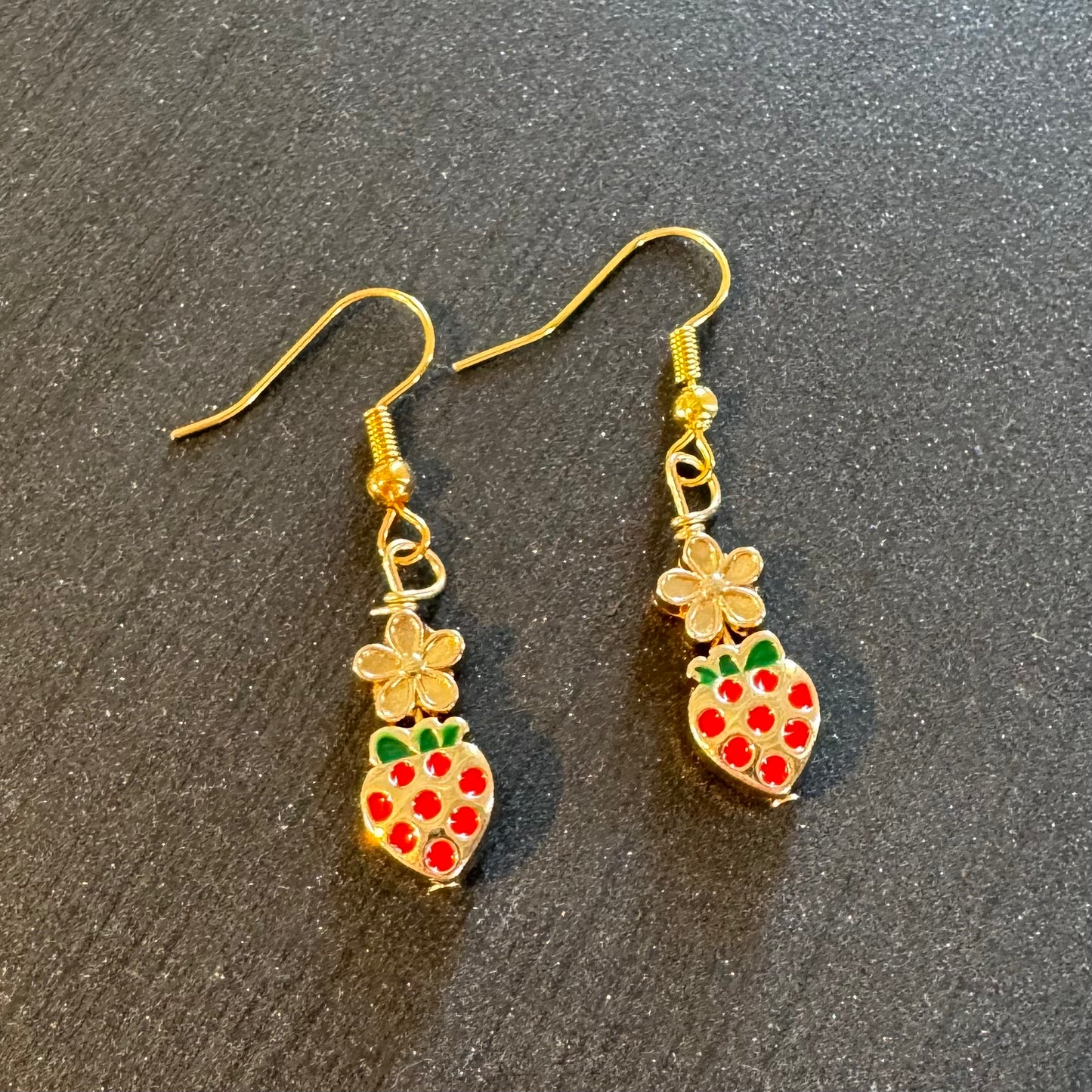 Strawberry Charm Earrings