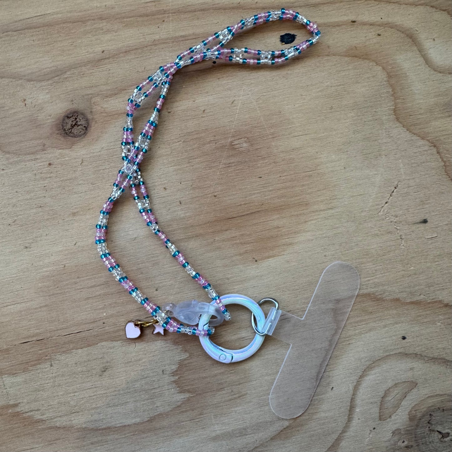 Beaded Phone Lanyard - Assorted Colours and Sizes