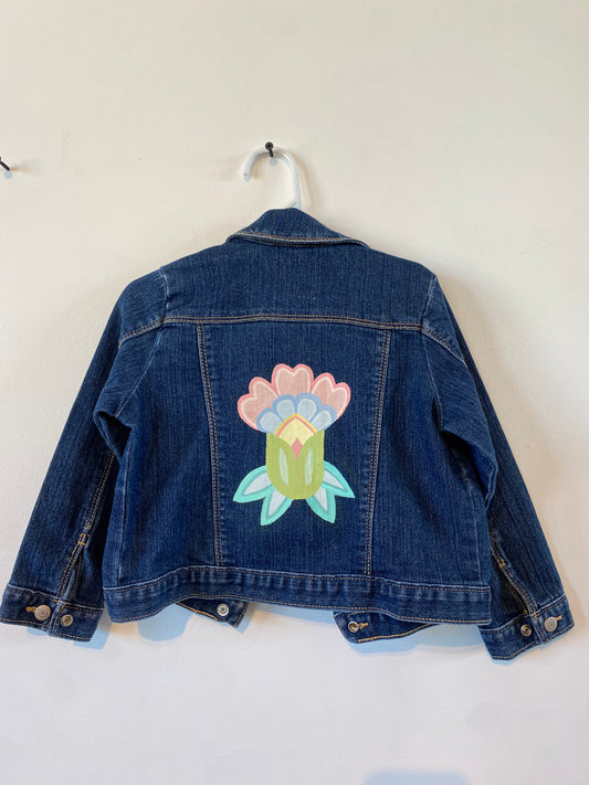 Child's Floral Denim Jacket