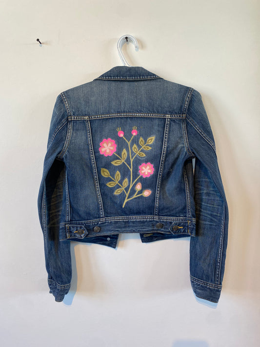 Denim Rose Jacket