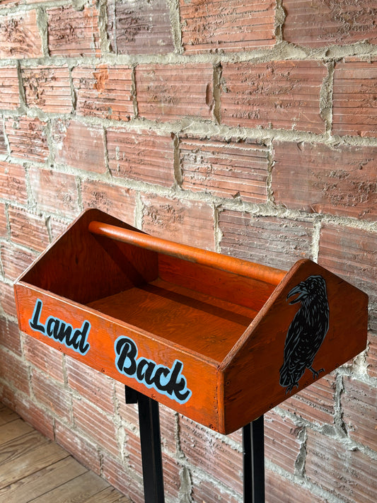 Land Back Painted Tool Box