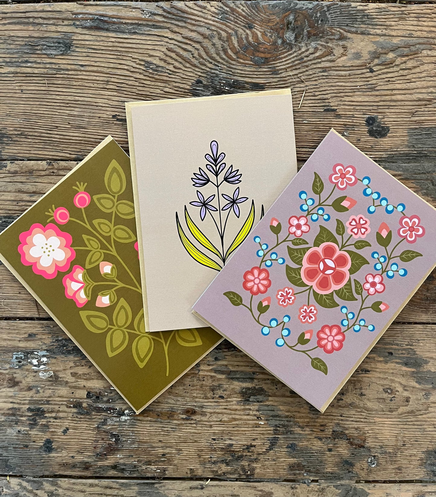 Metis Floral Greeting Cards