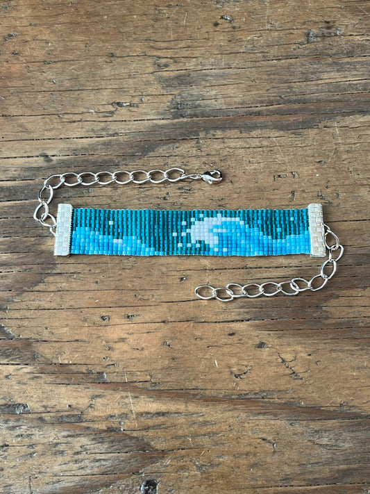 'Love for the Ocean' Beaded Bracelet