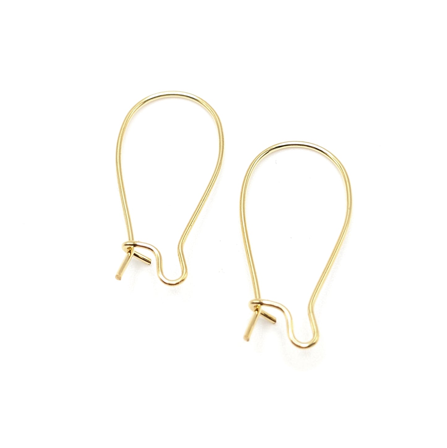 14kt Gold Plated Kidney Wire Ear Hooks