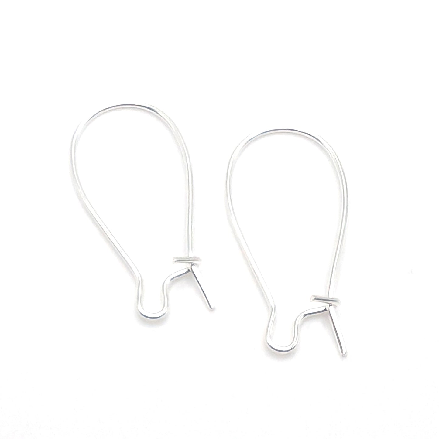 Sterling Silver Kidney Wire Ear Hooks