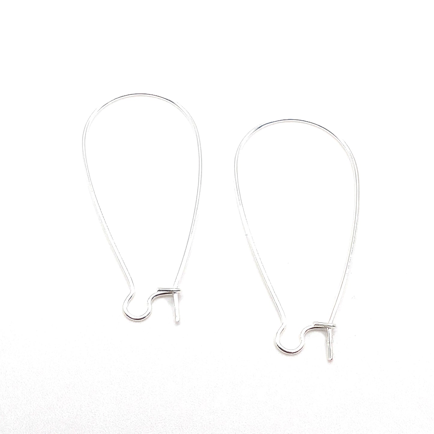 Sterling Silver Kidney Wire Ear Hooks