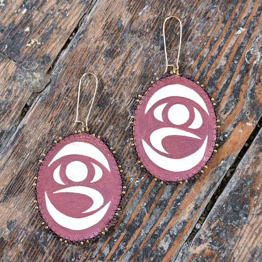 Salish Salmon Earrings