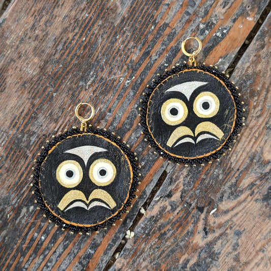 Owl Salish Earrings