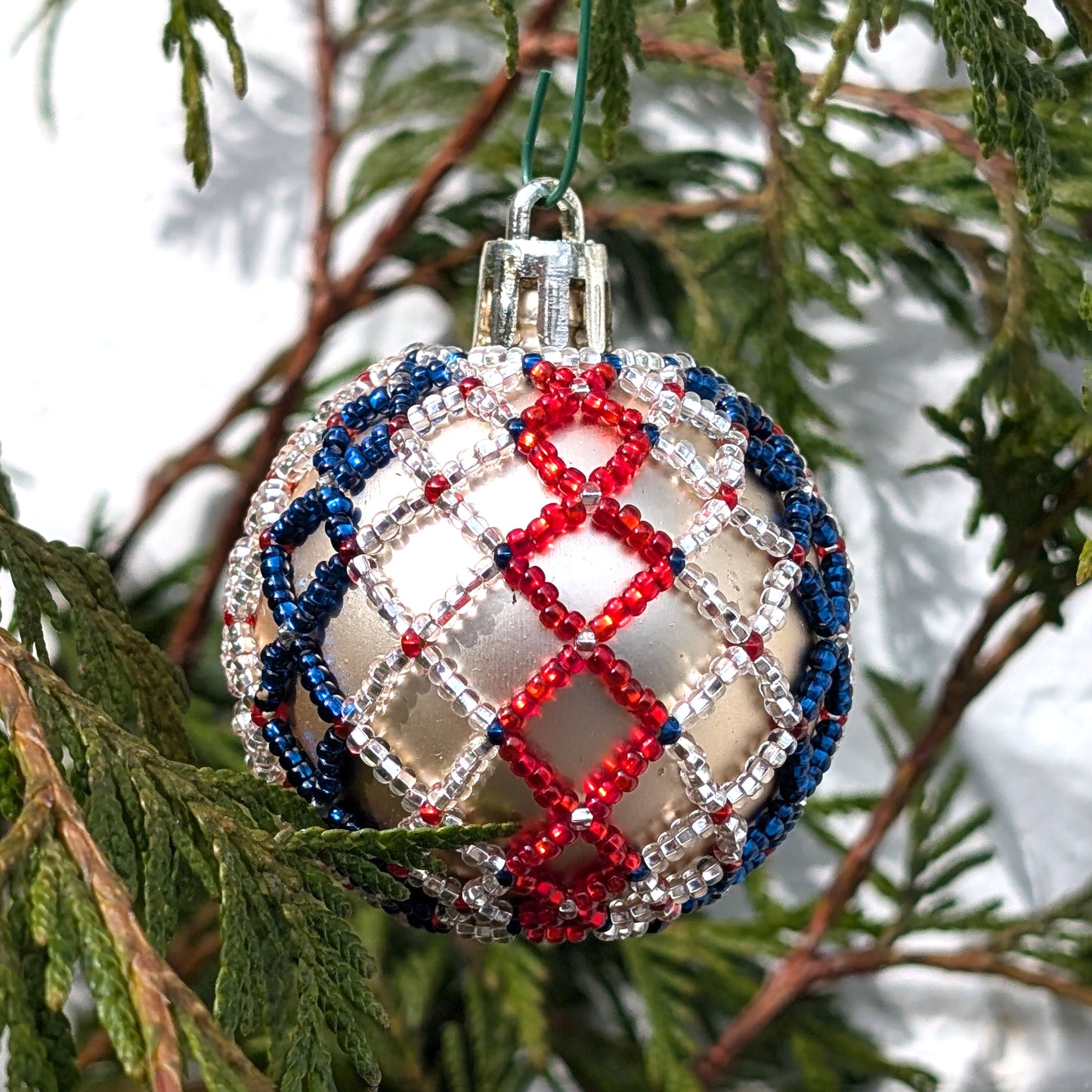 Beaded Christmas Ornaments