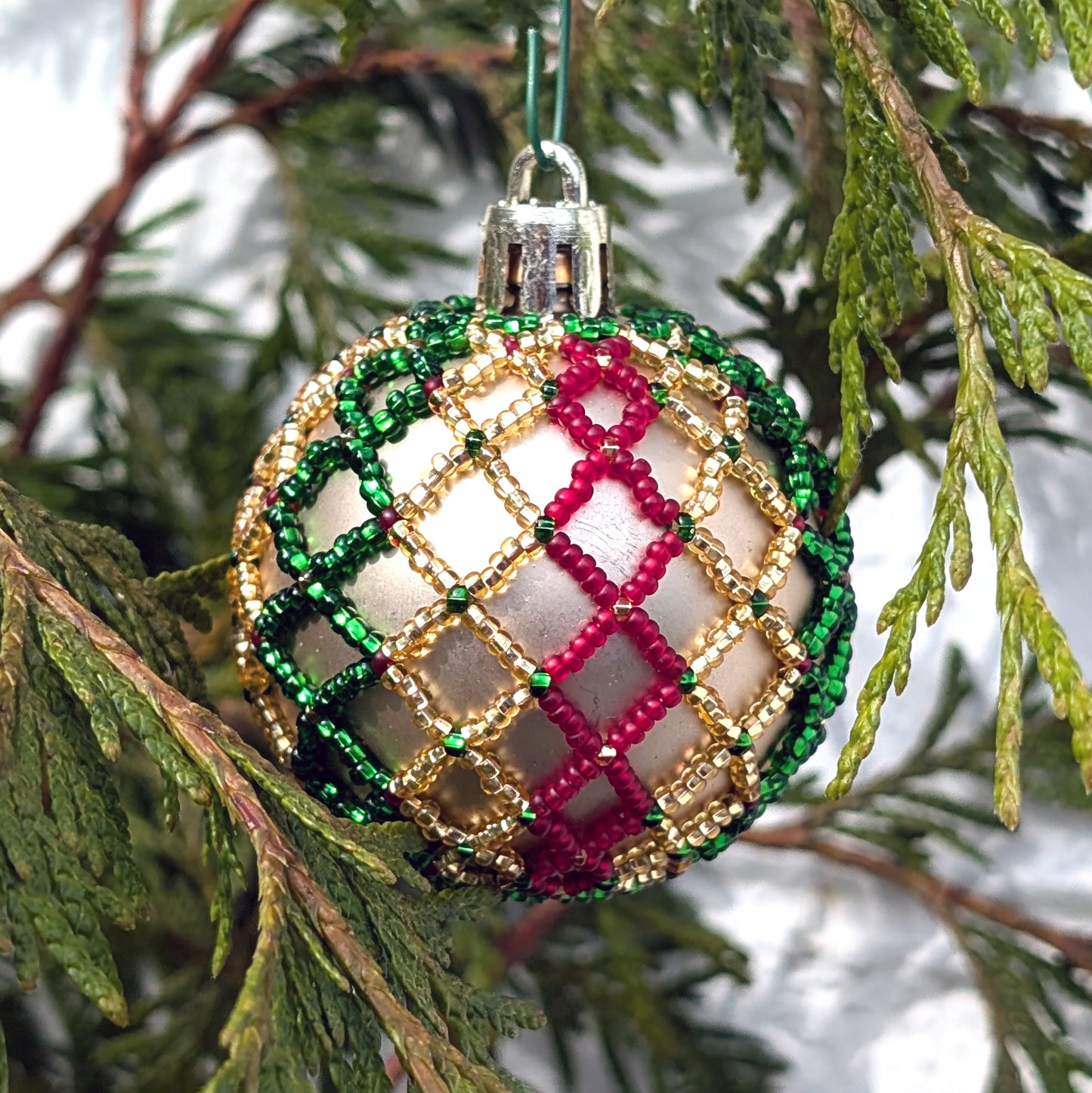 Beaded Christmas Ornaments