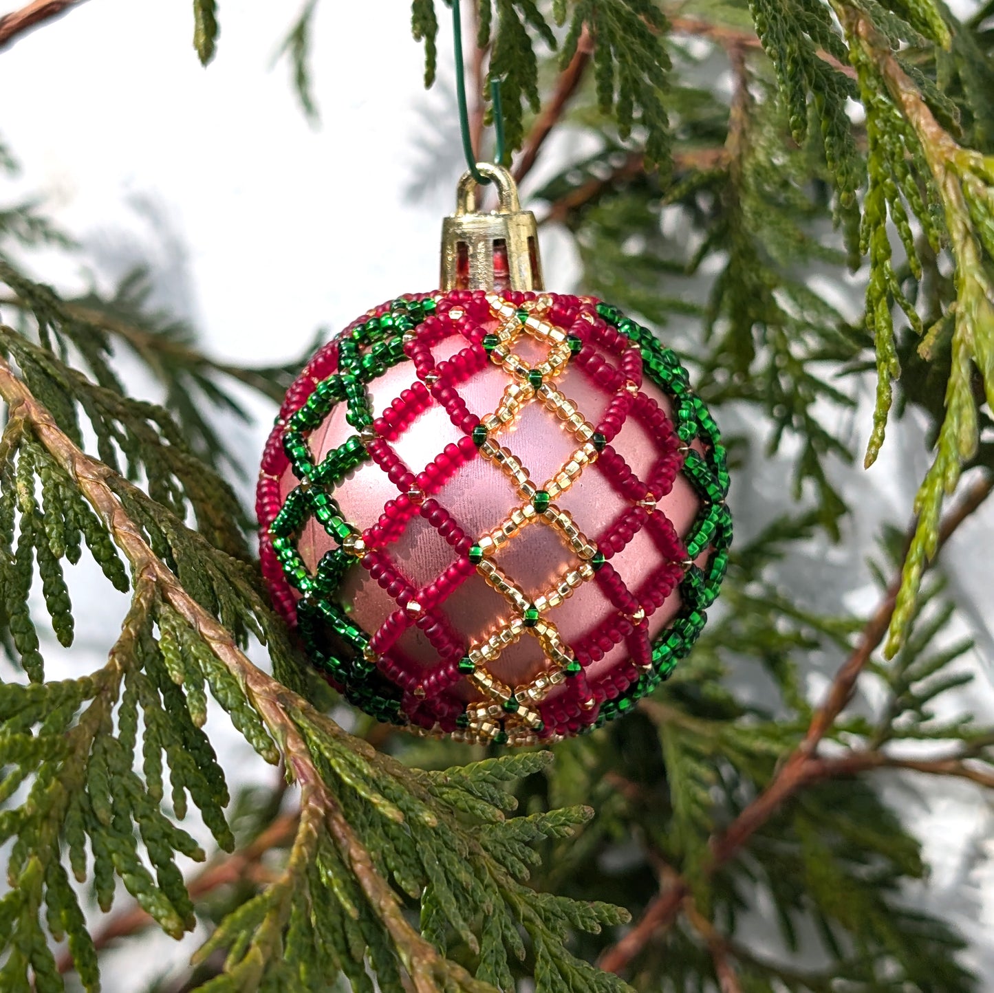 Beaded Christmas Ornaments