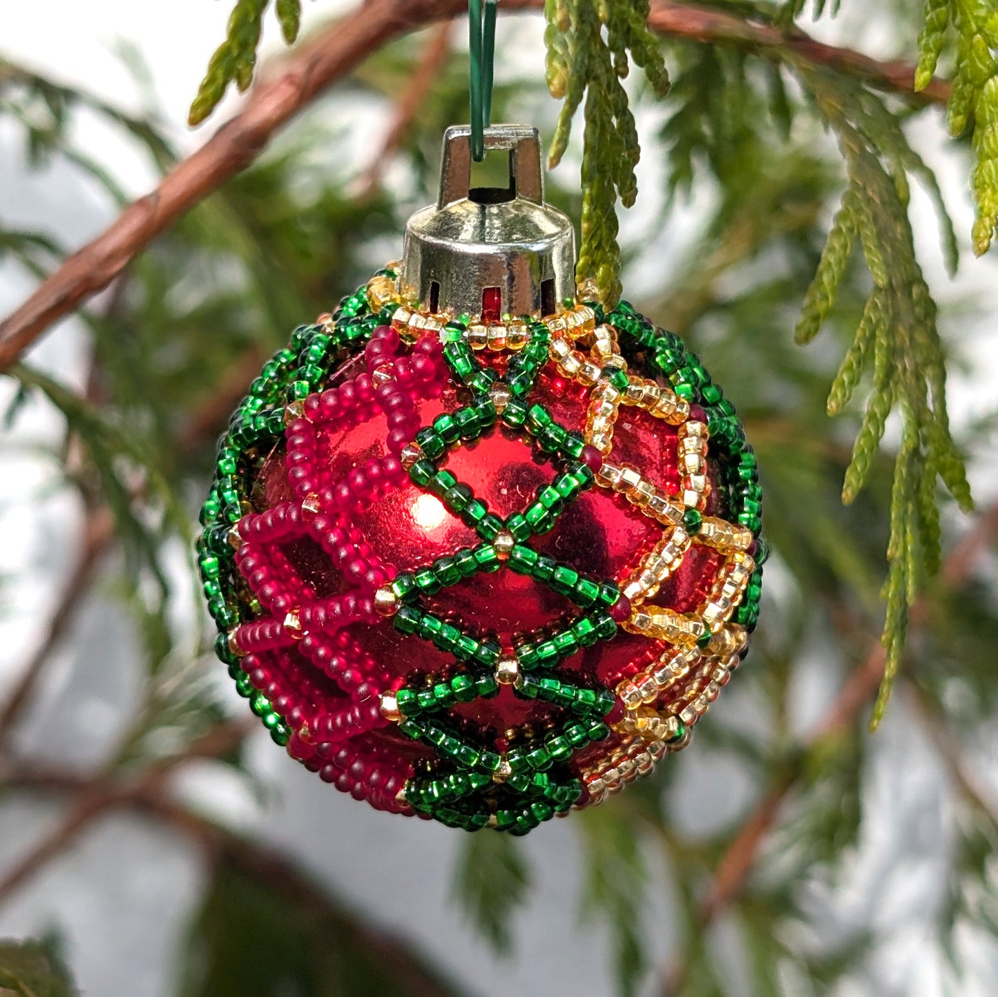 Beaded Christmas Ornaments