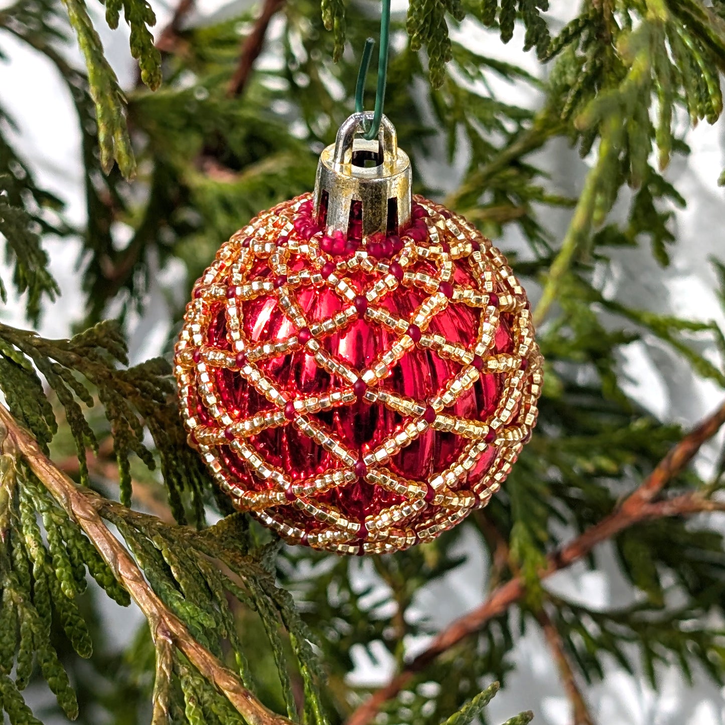 Beaded Christmas Ornaments