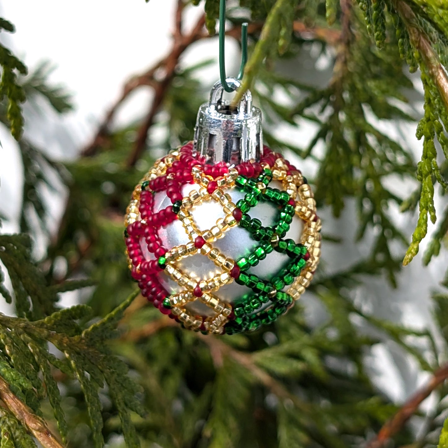 Beaded Christmas Ornaments