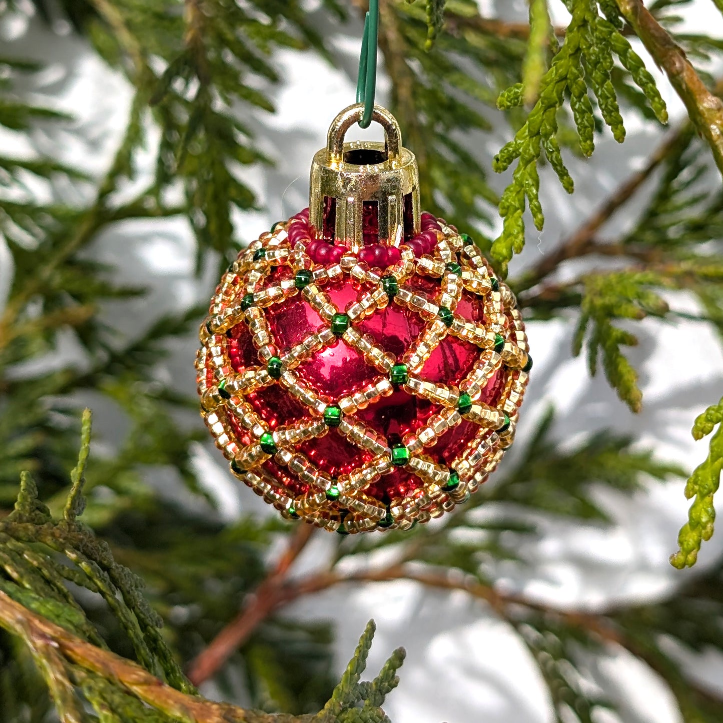 Beaded Christmas Ornaments