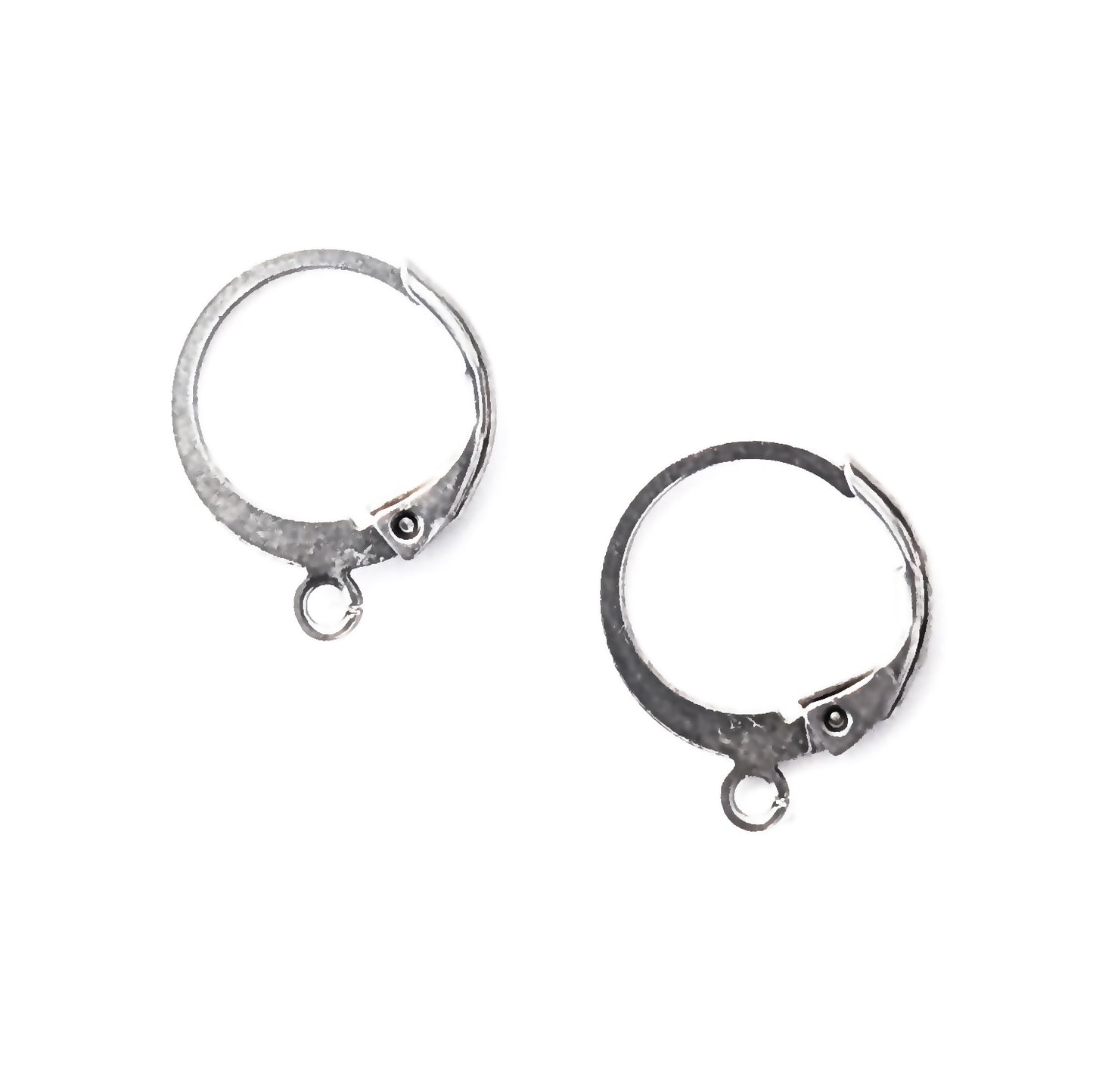 Stainless Steel Round Lever Back Ear Hooks