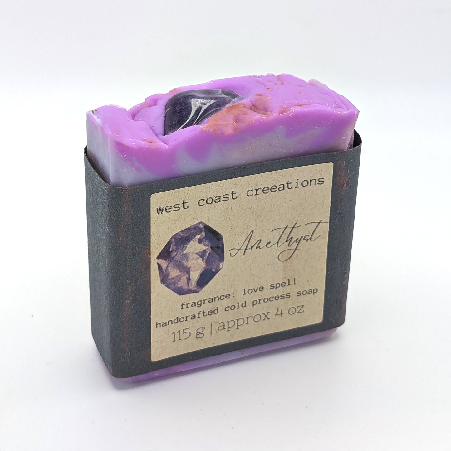 Amethyst | Crystal Bar Soap