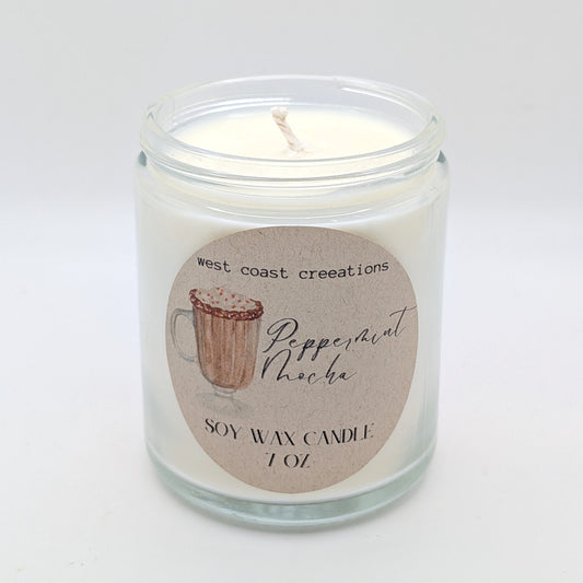 Peppermint Mocha | Soy Wax Candle