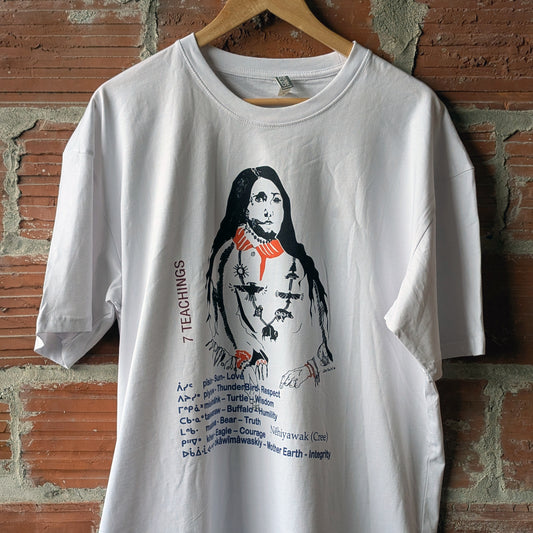 "7 Teachings" Woman Image T Shirt