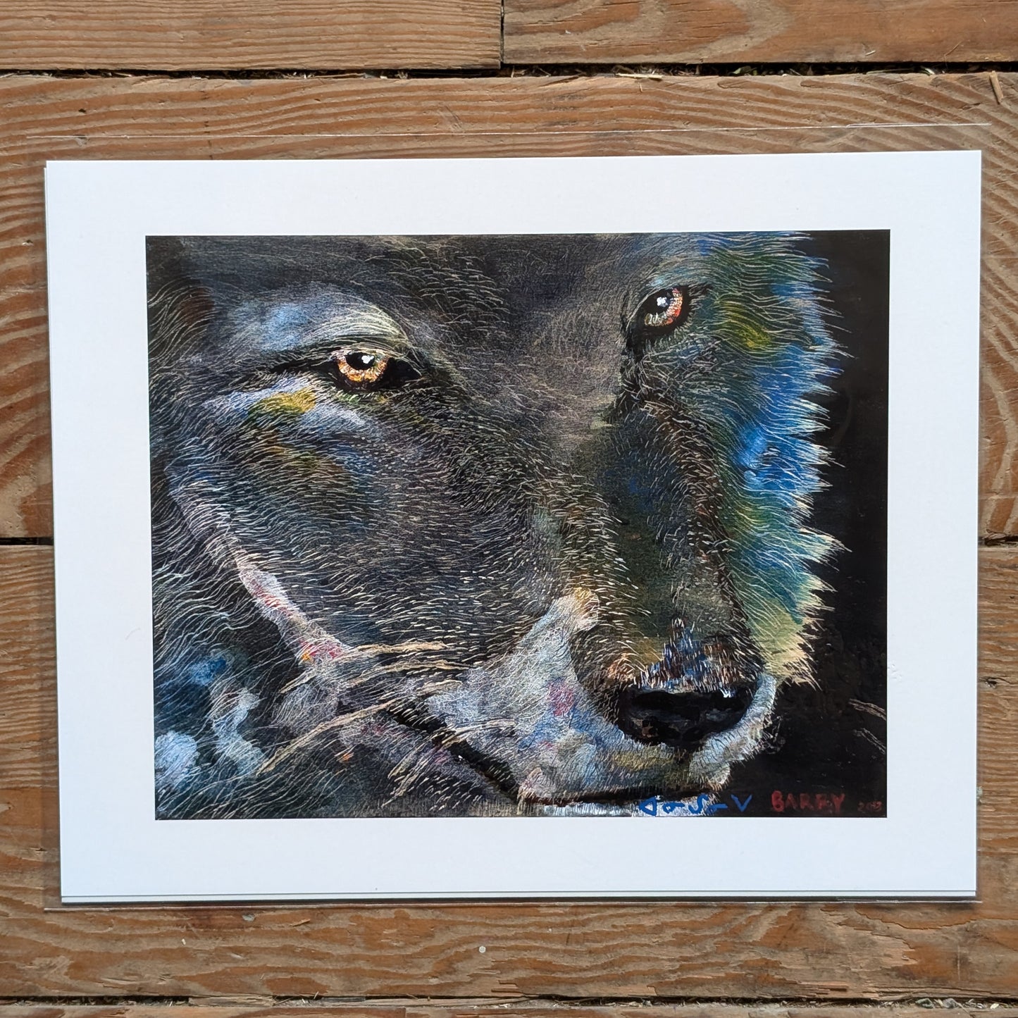 "The Guardian" Wolf Large Digital Prints