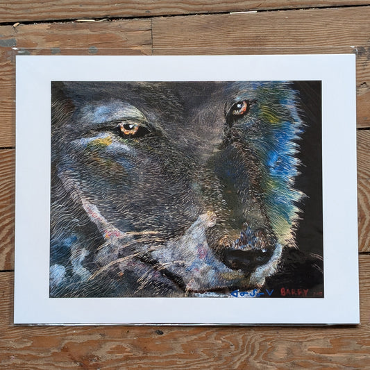 "The Guardian" Wolf Greeting Cards