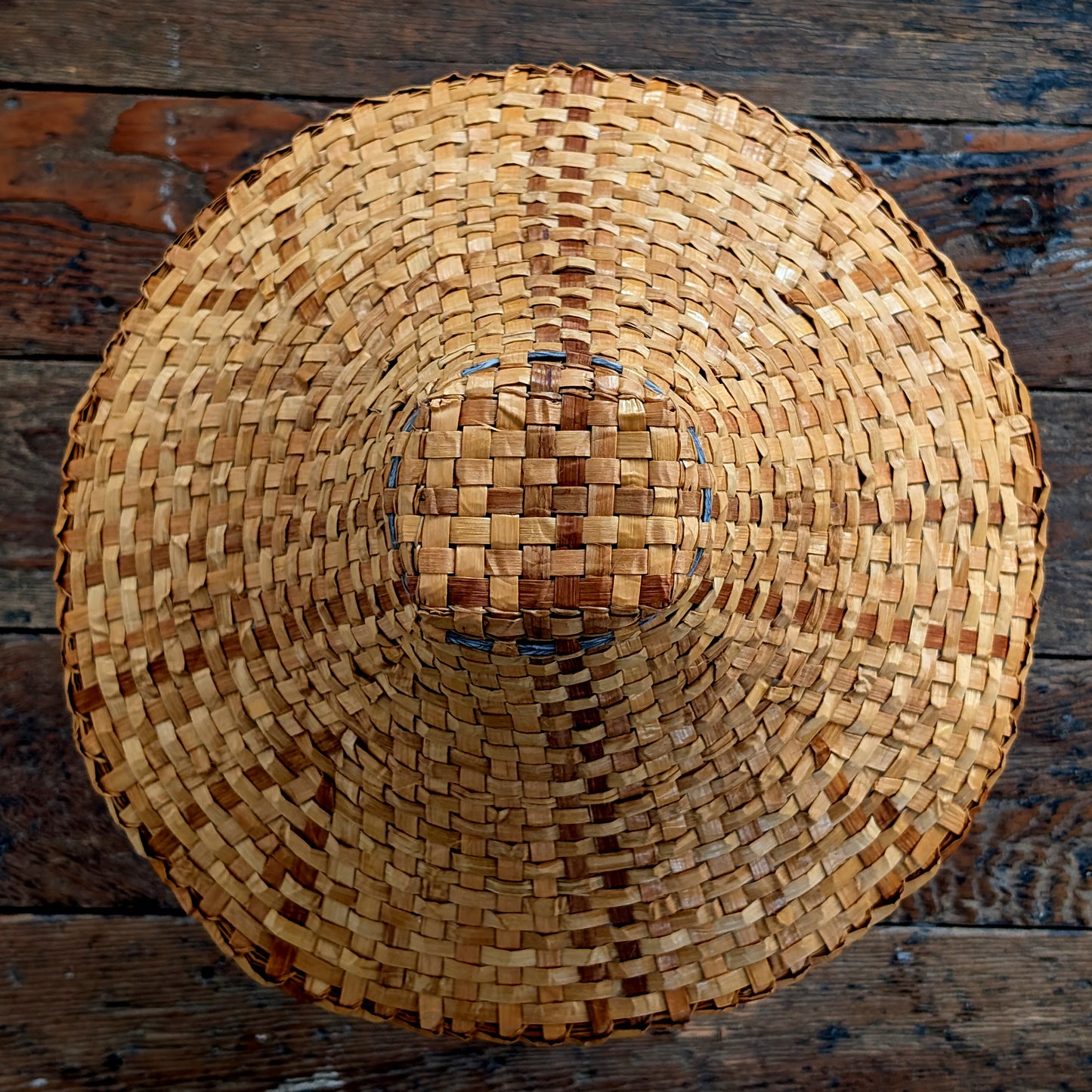 Abalone Trim Cedar Hat | Ocean Cedar Collection