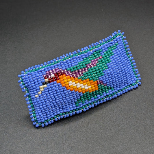 Hummingbird Loom Beaded Barrette