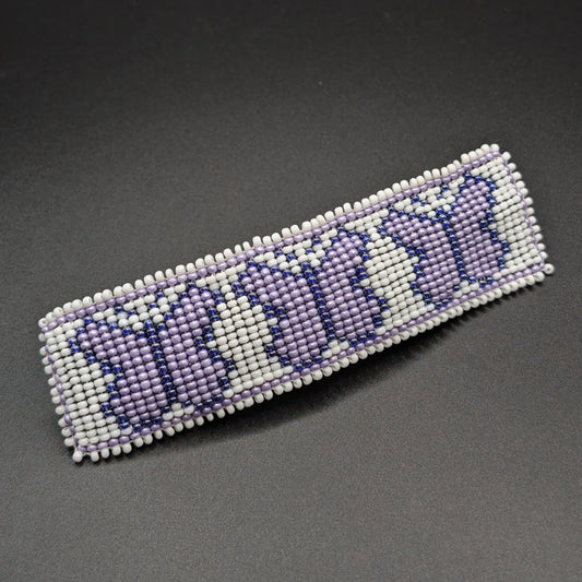 Butterfly Loom Beaded Barrette