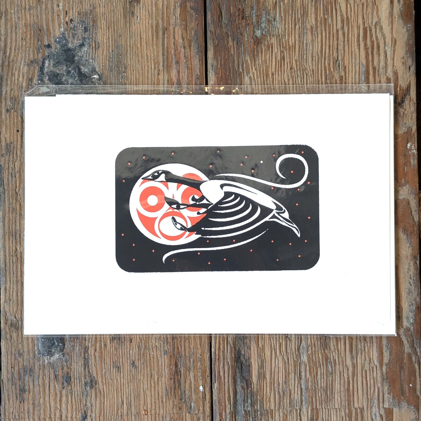 Canadian Goose Coast Salish Silkscreen Greeting Cards