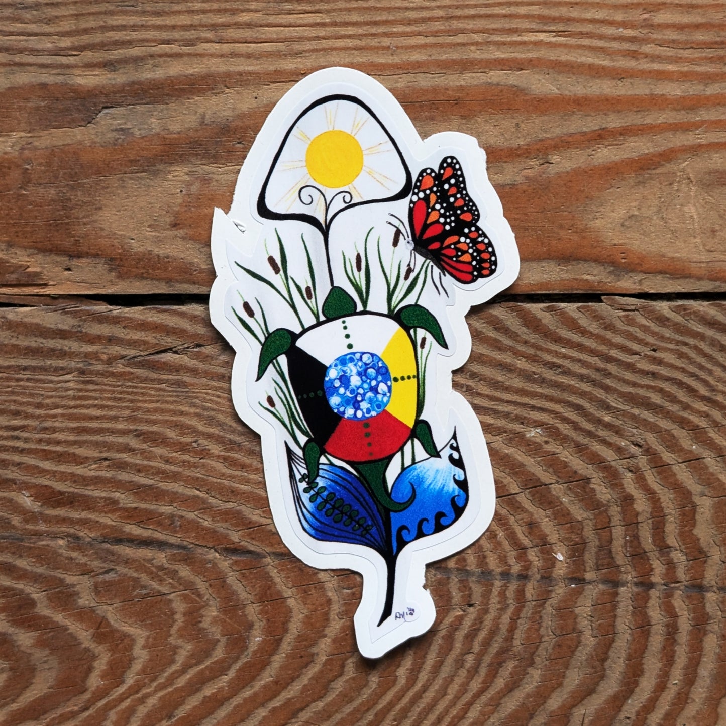 "Living Waters" Sticker | Rebecca Maracle