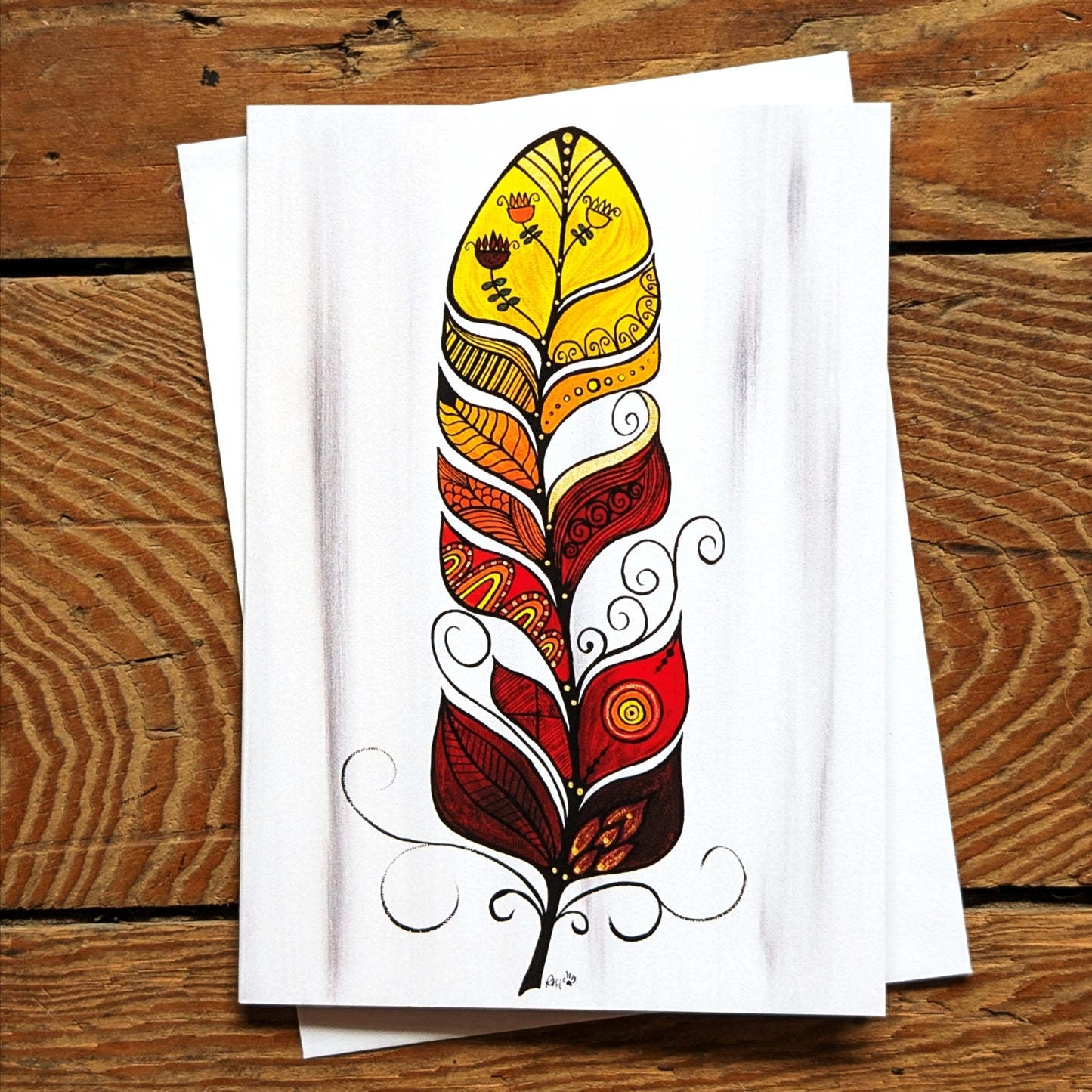 "I am Fire" Art Greeting Card | Rebecca Maracle