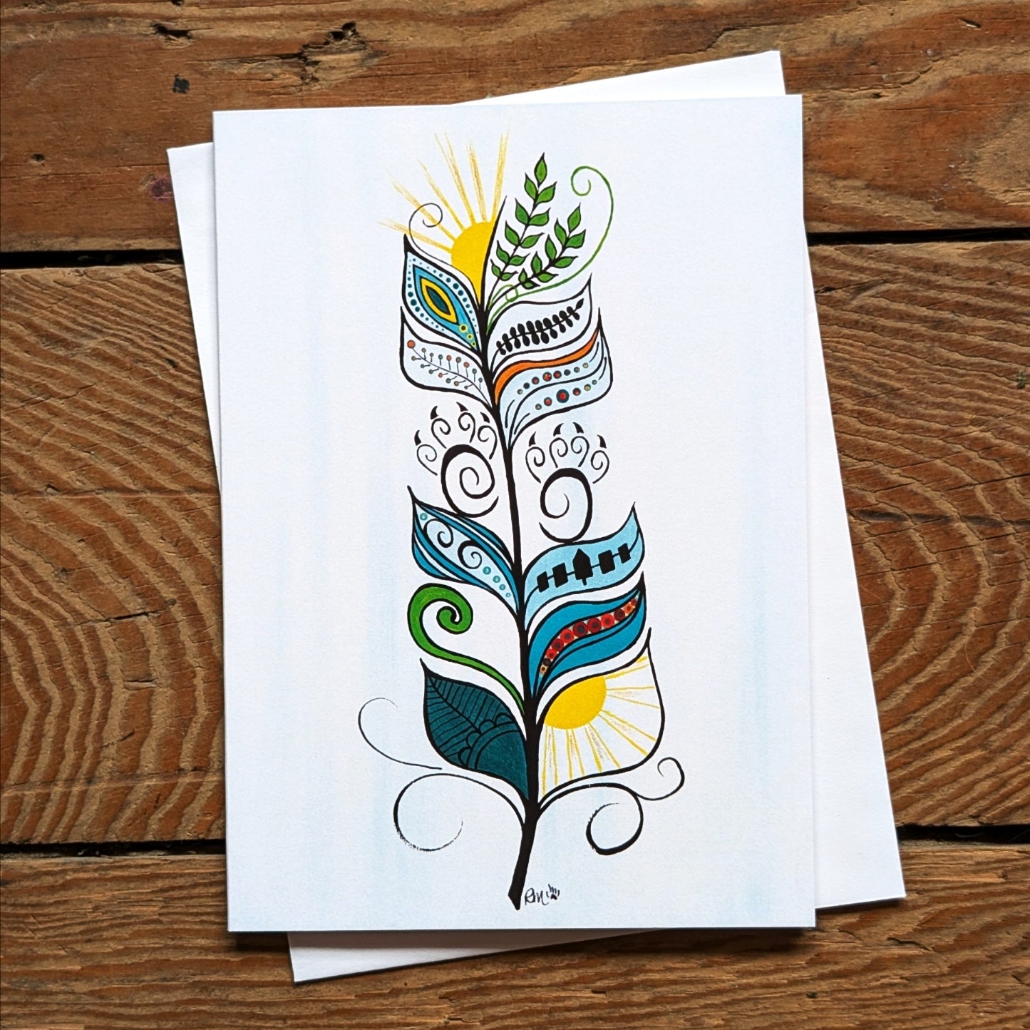 "A Beautiful Day" Art Greeting Card | Rebecca Maracle