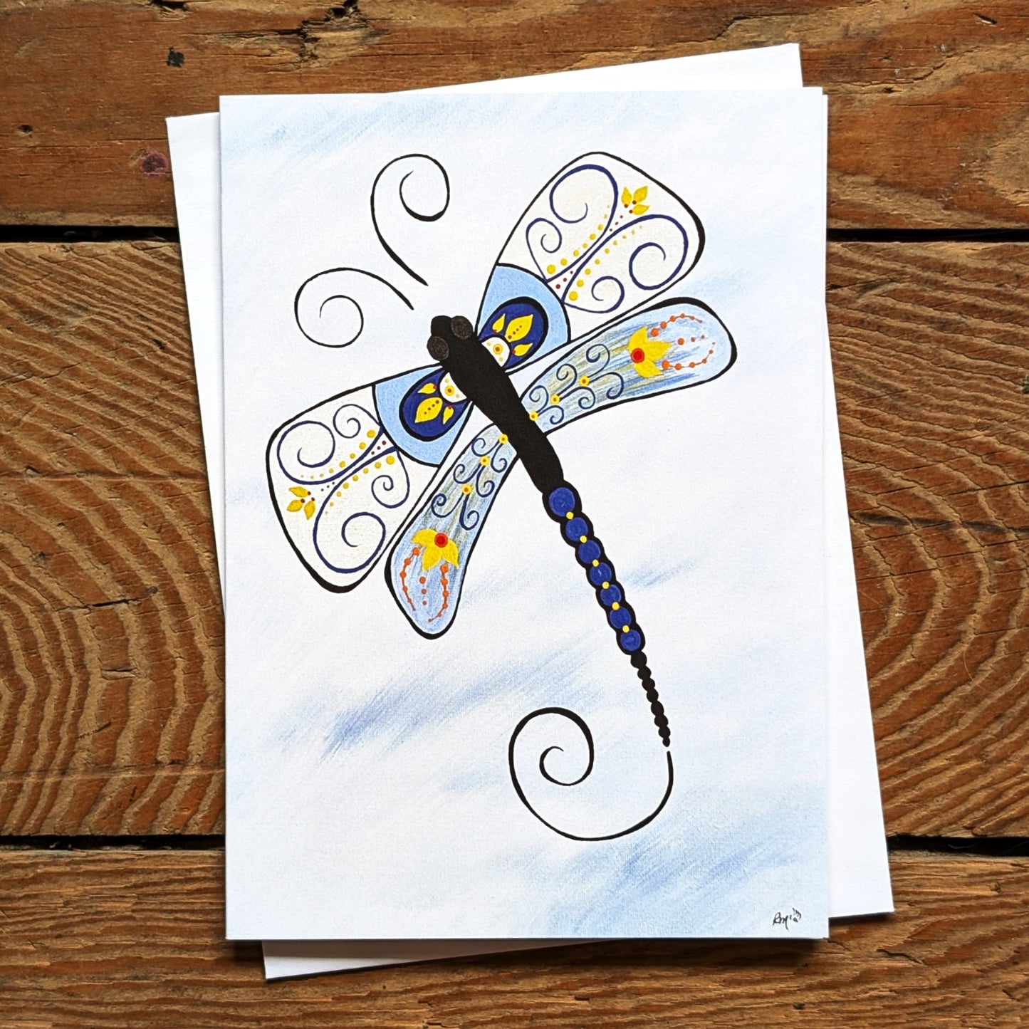 "She Brings The Happiness" Art Greeting Card | Rebecca Maracle