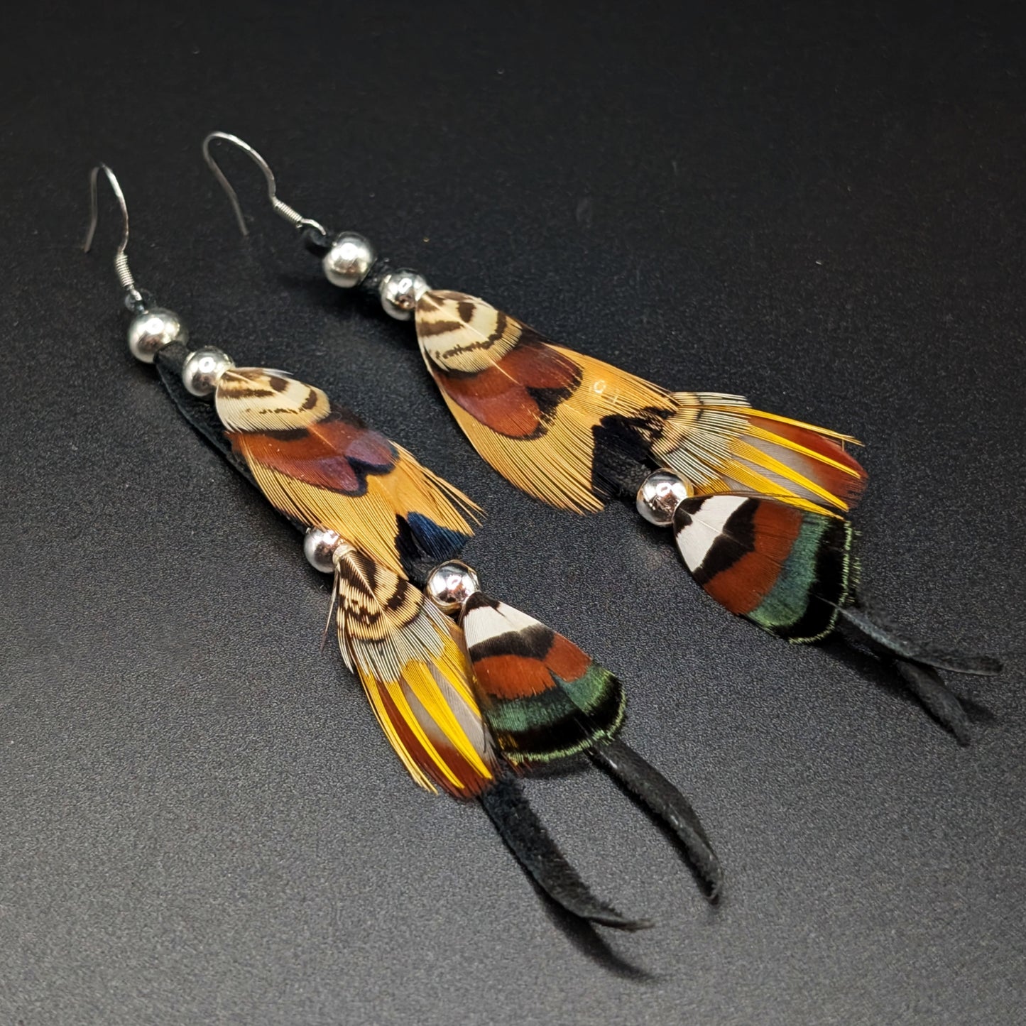 Waterfall Feather Earrings | Rebecca Maracle