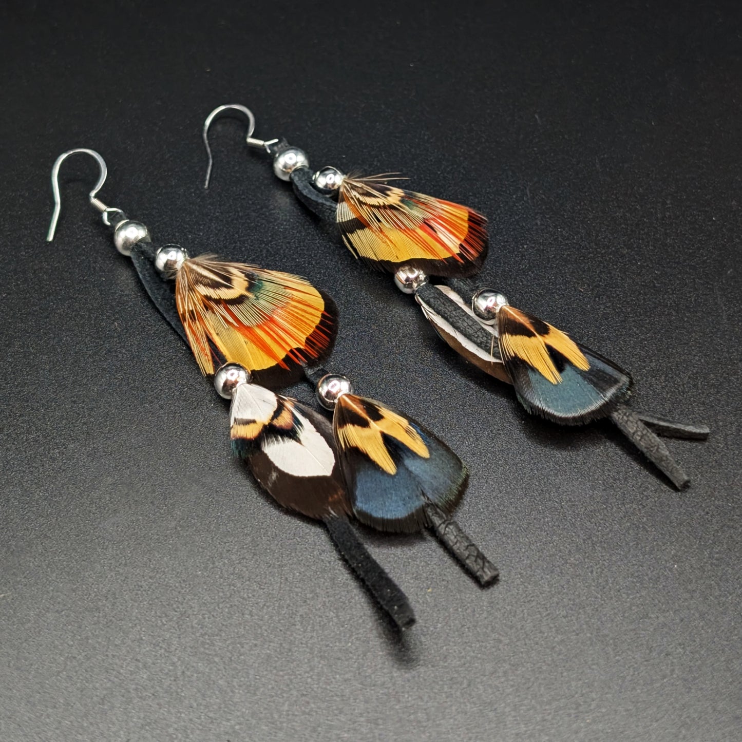 Waterfall Feather Earrings | Rebecca Maracle