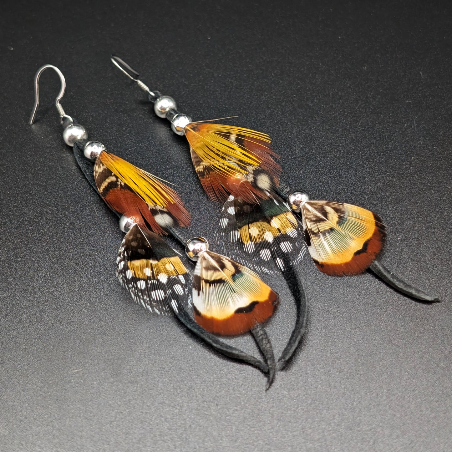 Waterfall Feather Earrings | Rebecca Maracle