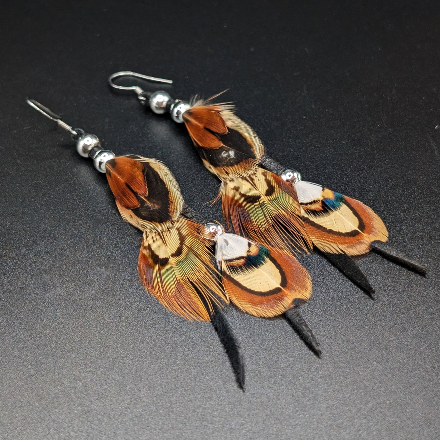 Waterfall Feather Earrings | Rebecca Maracle